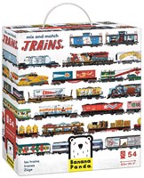 Banana Panda puzzle treno giocattolo - Mix and Match Treni 54 pezzi