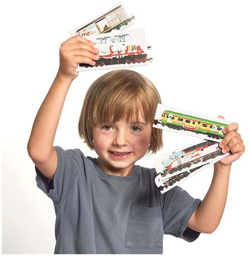 Banana Panda puzzle treno giocattolo - Mix and Match Treni 54 pezzi-3