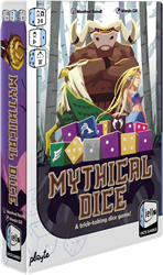 Asmodee gioco di dadi Mythical Dice gioco educativo per bambini