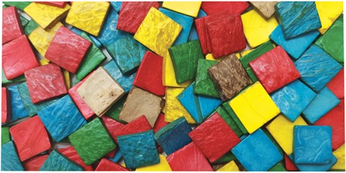 Coconut Shell Mosaic Squares (150g)
