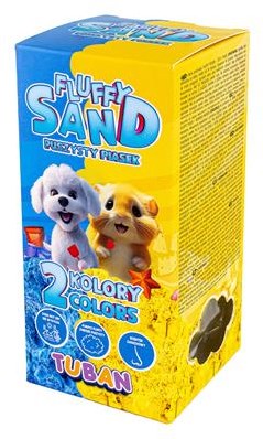 Tuban sabbia cinetica Fluffy Sand - blu e giallo - 2 x 70 g sabbia da gioco-3