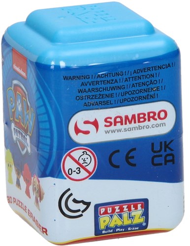 Sambro PAW Patrol gomma puzzle con profumo uovo sorpresa giocattolo blu-2