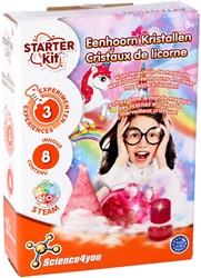 Set gioco scienza cristalli unicorno sperimentare e scoprire