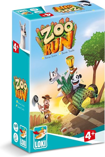 Asmodee gioco di carte Zoo Run - Avventura per bambini e famiglie