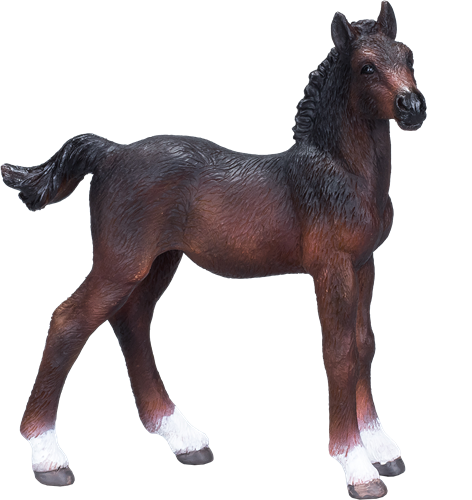 Mojo Horses speelgoed paard Hannoveraans Veulen Bruin - 381018
