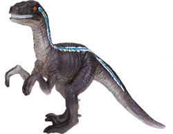 Mojo giocattolo dinosauro Velociraptor in piedi - 381027