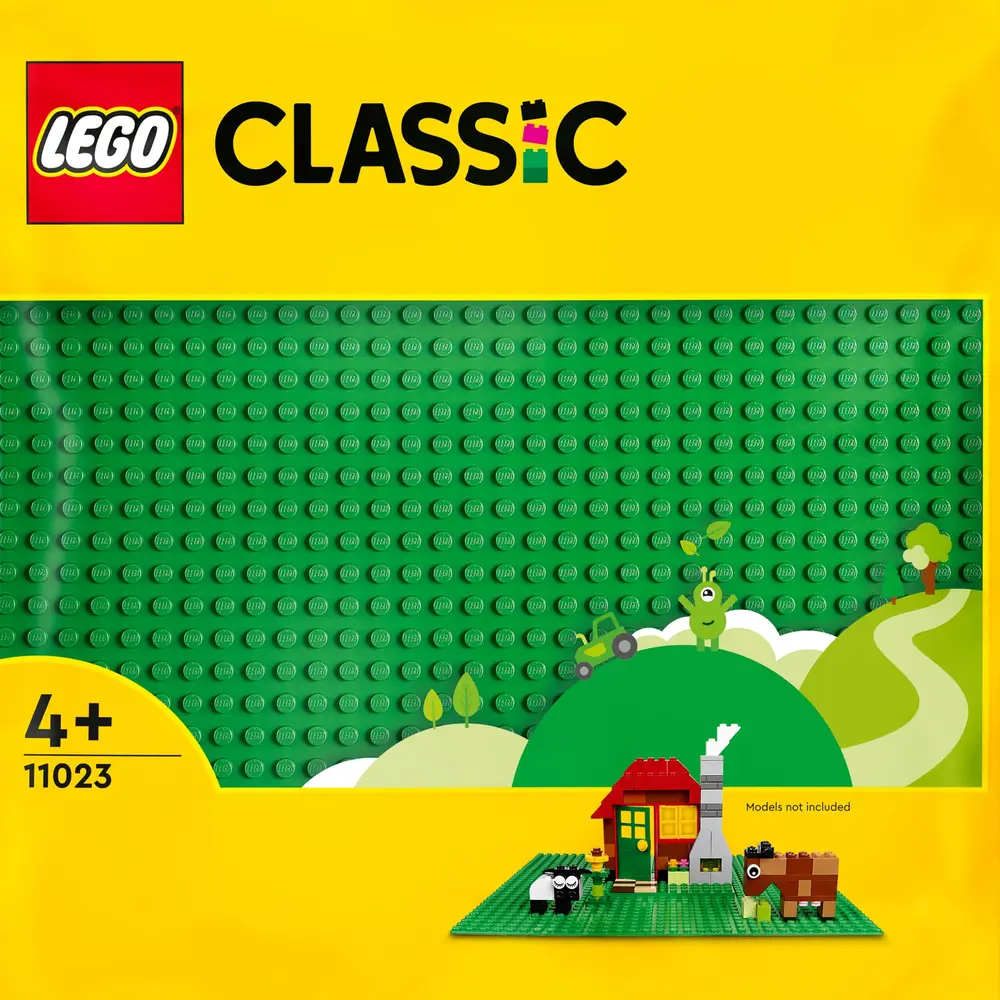 LEGO Classic base verde 32x32 - 11023 base per mattoncini