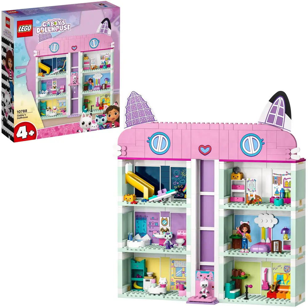 LEGO Gabby's Dollhouse casa delle bambole set di costruzione con minifigure e accessori