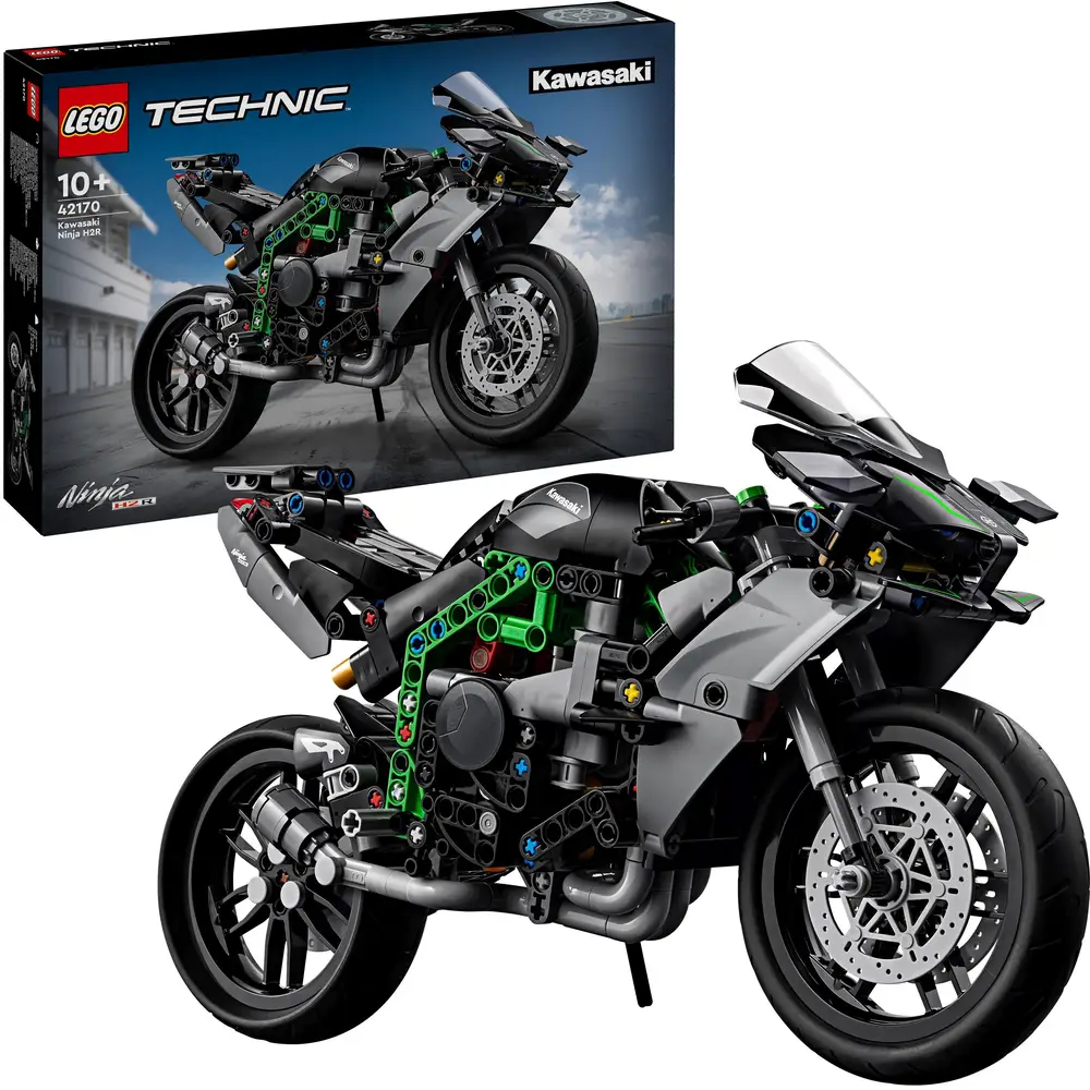 LEGO Technic Kawasaki Ninja H2R moto modello in scala set di costruzione 42170