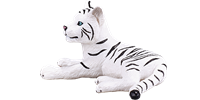 Mojo Wildlife speelgoed Witte Tijger Welp Liggend - 387015