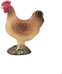 Mojo Giocattolo della fattoria Gallina in piedi - 387052