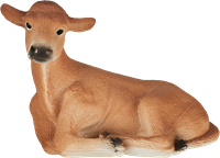Mojo Giocattolo della fattoria Jersey Calf Lying - 387144
