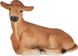 Mojo Giocattolo della fattoria Jersey Calf Lying - 387144