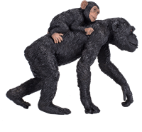 Mojo Wildlife speelgoed Chimpansee Met Baby - 387264
