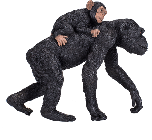 Mojo Wildlife speelgoed Chimpansee Met Baby - 387264