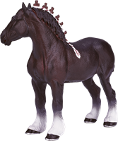 Mojo Giocattolo Cavalli Shire Horse - 387290-2