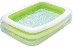 Summer Waves piscina famiglia deluxe gonfiabile 2-anelli 262x175x46 cm
