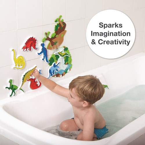 Edushape Giocattoli da bagno Creazioni magiche Dinosauri-3