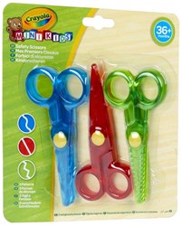 Crayola forbici per bambini - set forbici sicure per lavoretti 3 pezzi