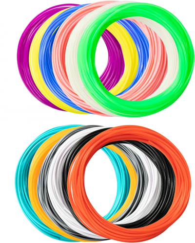 3D&Print filamento PLA per penna e stampante 3D 10 metri 14 colori