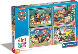 Clementoni Puzzels PAW Patrol, 4in1