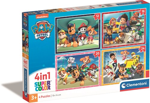 Clementoni Paw Patrol puzzle 4-in-1 giocattolo in cartone dai 3 anni