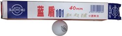HOT Sports + Toys palline da ping pong plastica 40 mm 6 pezzi bianche