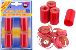 Wicke pistola a salve 100 colpi - 4 rotoli su scheda