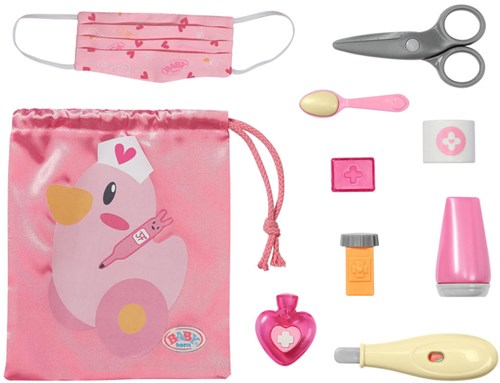 BABY born Kit pronto soccorso accessori bambola 43cm - valigetta dottore giocattolo
