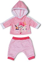 BABY born abbigliamento bambola tuta jogging rosa 43cm - outfit bambola