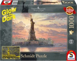 Schmidt puzzle Statua della Libertà Glow in the Dark 1000 pezzi