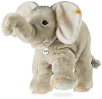 Steiff elefante di peluche Trampili - giocattolo morbido, grigio, 45 cm - peluche