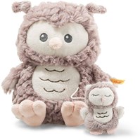 Steiff peluche Ollie gufo carillon - morbido peluche 21 cm regalo neonato