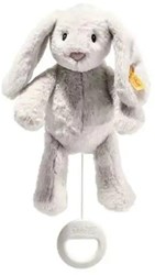 Steiff peluche con carillon coniglio Hoppie - morbido peluche 26 cm