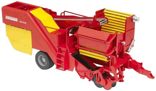 Bruder rimorchio trattore giocattolo Grimme SE75-30 scavapatate fattoria