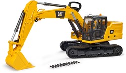 Bruder escavatore CAT veicolo da cantiere giocattolo giallo 1:16