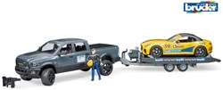 Bruder RAM 2500 Power Wagon and Roadster Racing Team