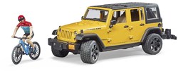 Bruder Jeep Wrangler met mounatinbike