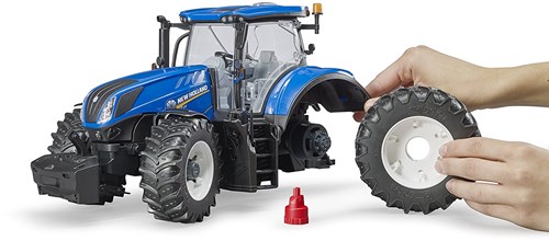 Bruder trattore New Holland T7.315 veicolo agricolo giocattolo blu-3