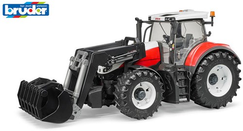 Bruder Steyr 6300 CVT trattore - veicolo giocattolo con caricatore frontale - scala 1:16