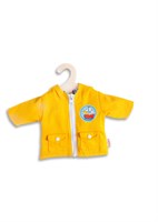 Heless giacca a vento abbigliamento bambola reversibile 35-45cm impermeabile gialla
