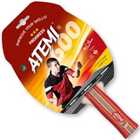 Atemi racchetta da ping pong 600 ITTF anatomic training 3 stelle gomma