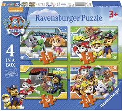 Ravensburger puzzle Paw Patrol 4-in-1 puzzle per bambini - 12+16+20+24 pezzi