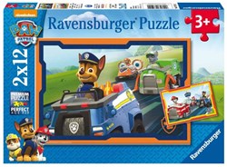 Ravensburger PAW Patrol puzzle - puzzle bambini 2x12 pezzi cartone