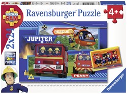 Ravensburger puzzle Waterloop Sam il pompiere 2x24 pezzi puzzle bambini