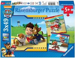 Ravensburger puzzle bambini PAW Patrol - Eroi con pelliccia 3x49 pezzi