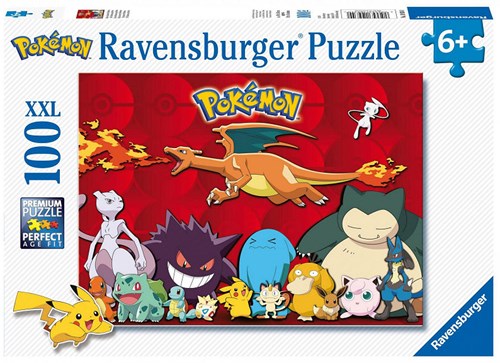 Ravensburger puzzle Pokémon - Puzzle bambini - 100 pezzi XXL - puzzle educativo