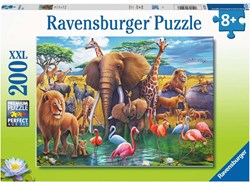 Ravensburger puzzle Animali safari XXL 200 pezzi puzzle bambini