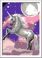 Ravensburger dipingere con i numeri unicorno kit creativo per bambini-2