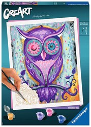 Ravensburger dipingi con i numeri - Dreaming Owl - Kit creativo per adulti